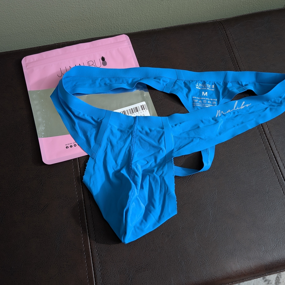 JJ Malibu Blue Men's Thong